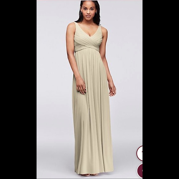 David's Bridal Dress - Champagne F15933 - Picture 1 of 7